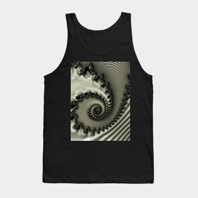 Silver Coil Tank Top by Mistywisp